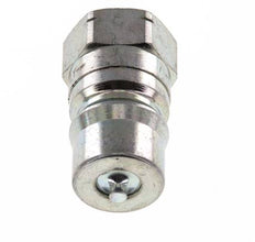 Acier DN 12.5 Coupleur hydraulique Bouchon fileté 1/2 pouce NPT femelle ISO 7241-1 B D 23.5mm