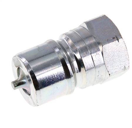 Acier DN 20 Coupleur hydraulique Bouchon 3/4" filetage NPT femelle ISO 7241-1 B D 31.4mm