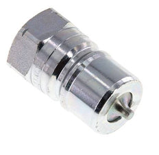 Acier DN 20 Coupleur hydraulique Bouchon 3/4" filetage NPT femelle ISO 7241-1 B D 31.4mm