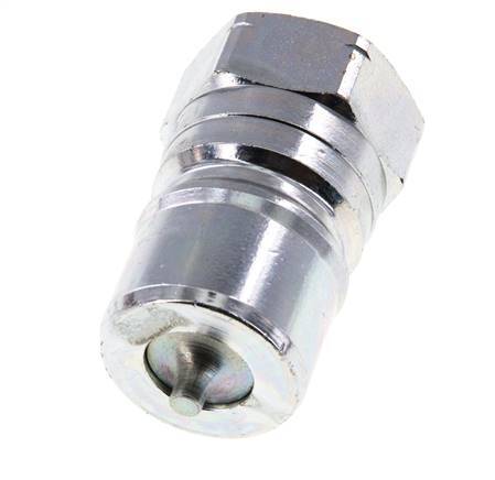 Acier DN 20 Coupleur hydraulique Bouchon 3/4" filetage NPT femelle ISO 7241-1 B D 31.4mm