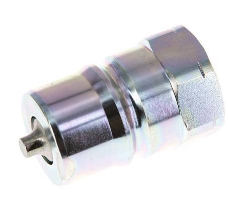 Acier DN 25 Coupleur hydraulique Bouchon 1 pouce filetage NPT femelle ISO 7241-1 B D 37.8mm
