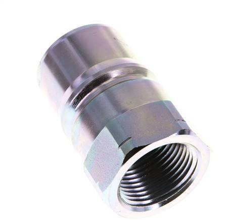 Acier DN 25 Coupleur hydraulique Bouchon 1 pouce filetage NPT femelle ISO 7241-1 B D 37.8mm