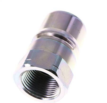 Acier DN 25 Coupleur hydraulique Bouchon 1 pouce filetage NPT femelle ISO 7241-1 B D 37.8mm