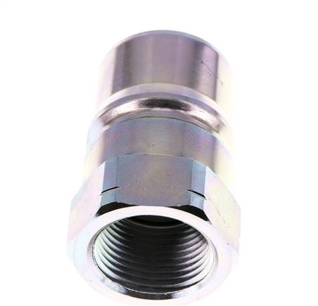 Acier DN 50 Coupleur hydraulique Bouchon 2 pouces filetage NPT femelle ISO 7241-1 B D 63.2mm