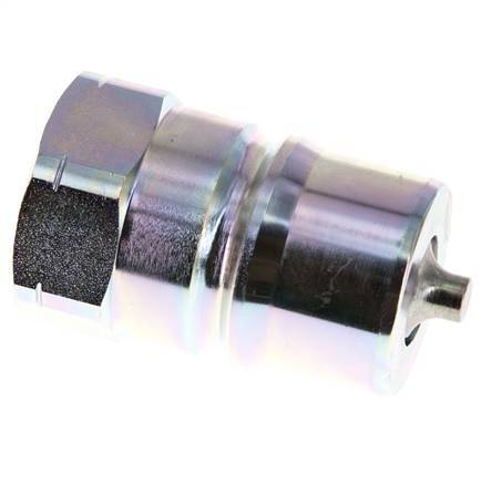 Acier DN 25 Coupleur hydraulique Bouchon 1 pouce filetage NPT femelle ISO 7241-1 B D 37.8mm