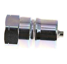 Acier DN 50 Coupleur hydraulique Bouchon 2 pouces filetage NPT femelle ISO 7241-1 B D 63.2mm