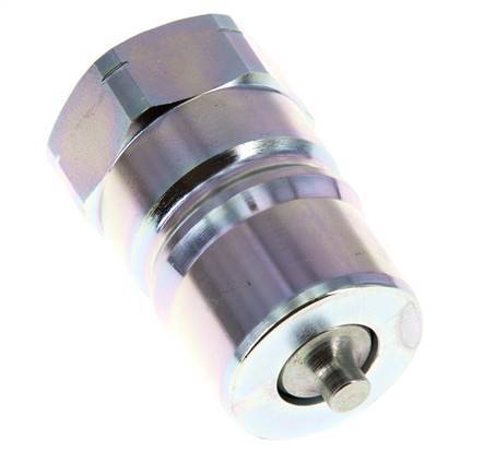 Acier DN 25 Coupleur hydraulique Bouchon 1 pouce filetage NPT femelle ISO 7241-1 B D 37.8mm