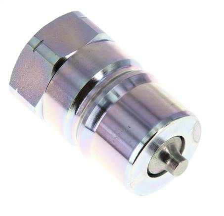 Acier DN 50 Coupleur hydraulique Bouchon 2 pouces filetage NPT femelle ISO 7241-1 B D 63.2mm