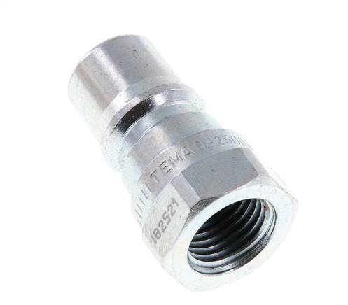 Acier DN 6.3 Coupleur hydraulique Bouchon G 1/4 pouce filetage femelle Eliminateur de pression ISO 7241-1 B D 14.2mm