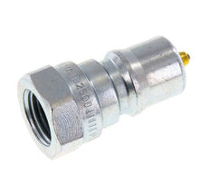 Acier DN 6.3 Coupleur hydraulique Bouchon G 1/4 pouce filetage femelle Eliminateur de pression ISO 7241-1 B D 14.2mm