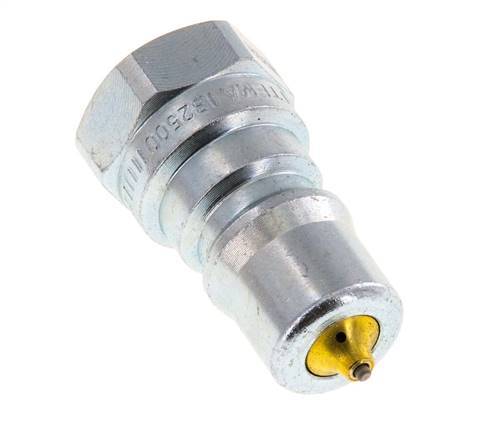 Acier DN 6.3 Coupleur hydraulique Bouchon G 1/4 pouce filetage femelle Eliminateur de pression ISO 7241-1 B D 14.2mm