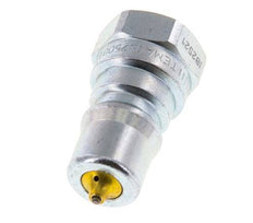 Acier DN 6.3 Coupleur hydraulique Bouchon G 1/4 pouce filetage femelle Eliminateur de pression ISO 7241-1 B D 14.2mm