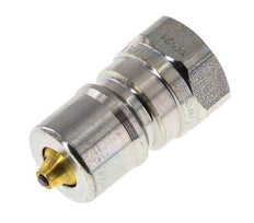 Acier DN 10 Coupleur hydraulique Bouchon G 3/8 pouce filetage femelle Eliminateur de pression ISO 7241-1 B D 19.1mm