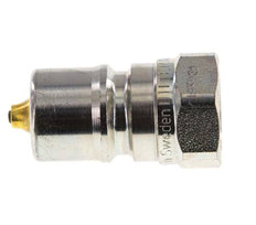 Acier DN 10 Coupleur hydraulique Bouchon G 3/8 pouce filetage femelle Eliminateur de pression ISO 7241-1 B D 19.1mm