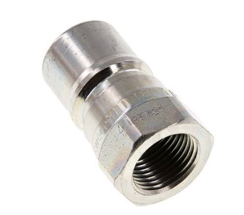 Acier DN 10 Coupleur hydraulique Bouchon G 3/8 pouce filetage femelle Eliminateur de pression ISO 7241-1 B D 19.1mm
