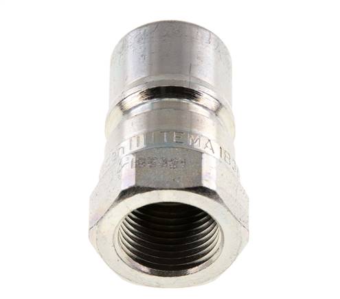 Acier DN 10 Coupleur hydraulique Bouchon G 3/8 pouce filetage femelle Eliminateur de pression ISO 7241-1 B D 19.1mm