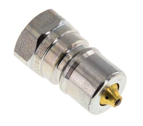 Acier DN 10 Coupleur hydraulique Bouchon G 3/8 pouce filetage femelle Eliminateur de pression ISO 7241-1 B D 19.1mm