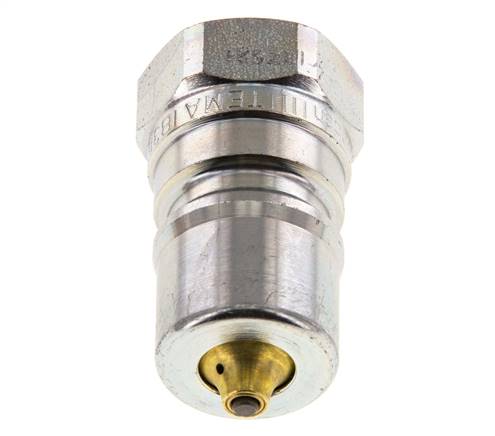 Acier DN 10 Coupleur hydraulique Bouchon G 3/8 pouce filetage femelle Eliminateur de pression ISO 7241-1 B D 19.1mm