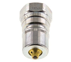 Acier DN 10 Coupleur hydraulique Bouchon G 3/8 pouce filetage femelle Eliminateur de pression ISO 7241-1 B D 19.1mm