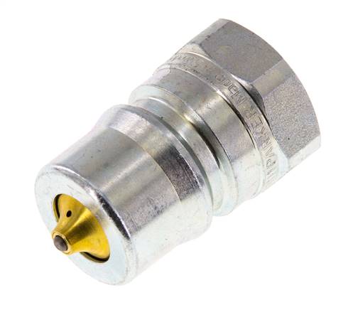 Acier DN 12.5 Coupleur hydraulique Bouchon G 1/2 pouce filetage femelle Eliminateur de pression ISO 7241-1 B D 23.5mm
