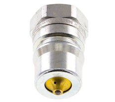 Acier DN 12.5 Coupleur hydraulique Bouchon G 1/2 pouce filetage femelle Eliminateur de pression ISO 7241-1 B D 23.5mm