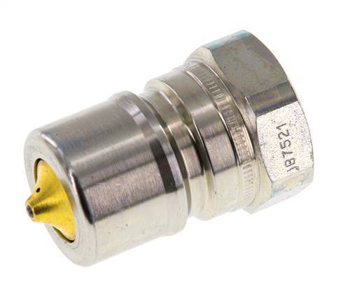 Steel DN 20 Hydraulic Coupling Plug G 3/4 inch Female Threads Pressure Eliminator ISO 7241-1 B D 31.4mm