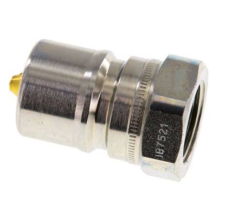 Acier DN 20 Coupleur hydraulique Bouchon G 3/4 pouce filetage femelle Eliminateur de pression ISO 7241-1 B D 31.4mm