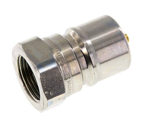 Acier DN 20 Coupleur hydraulique Bouchon G 3/4 pouce filetage femelle Eliminateur de pression ISO 7241-1 B D 31.4mm