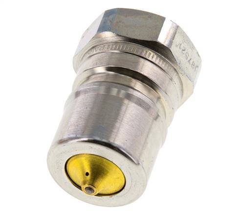 Acier DN 20 Coupleur hydraulique Bouchon G 3/4 pouce filetage femelle Eliminateur de pression ISO 7241-1 B D 31.4mm