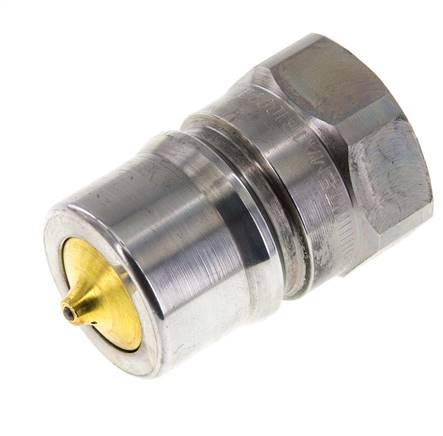 Acier DN 25 Coupleur hydraulique Bouchon G 1 pouce filetage femelle Eliminateur de pression ISO 7241-1 B D 37.8mm