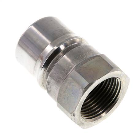 Acier DN 25 Coupleur hydraulique Bouchon G 1 pouce filetage femelle Eliminateur de pression ISO 7241-1 B D 37.8mm