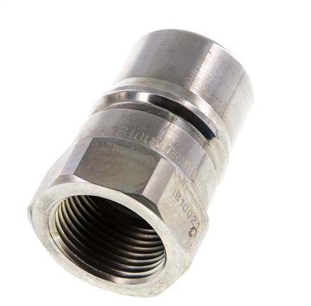 Acier DN 25 Coupleur hydraulique Bouchon G 1 pouce filetage femelle Eliminateur de pression ISO 7241-1 B D 37.8mm