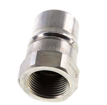 Acier DN 25 Coupleur hydraulique Bouchon G 1 pouce filetage femelle Eliminateur de pression ISO 7241-1 B D 37.8mm