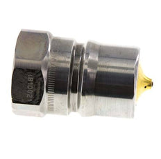 Acier DN 25 Coupleur hydraulique Bouchon G 1 pouce filetage femelle Eliminateur de pression ISO 7241-1 B D 37.8mm