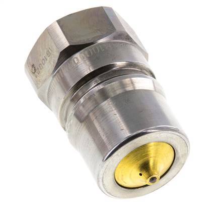 Acier DN 25 Coupleur hydraulique Bouchon G 1 pouce filetage femelle Eliminateur de pression ISO 7241-1 B D 37.8mm
