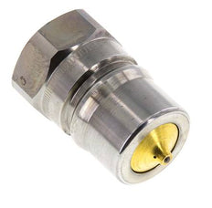 Acier DN 25 Coupleur hydraulique Bouchon G 1 pouce filetage femelle Eliminateur de pression ISO 7241-1 B D 37.8mm