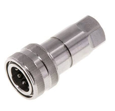 Coupleur hydraulique DN 6.3 en acier inoxydable Embout G 1/4 pouce filetage femelle ISO 7241-1 B D 14.2mm