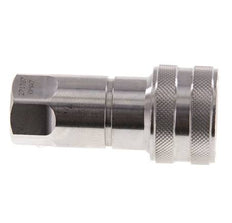 Coupleur hydraulique DN 6.3 en acier inoxydable Embout G 1/4 pouce filetage femelle ISO 7241-1 B D 14.2mm