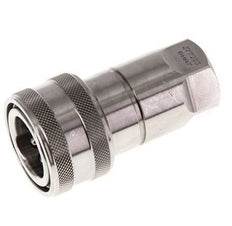 Coupleur hydraulique DN 10 en acier inoxydable Embout G 3/8 pouce filetage femelle ISO 7241-1 B D 19.1mm