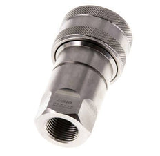 Coupleur hydraulique DN 10 en acier inoxydable Embout G 3/8 pouce filetage femelle ISO 7241-1 B D 19.1mm