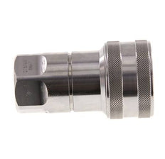 Coupleur hydraulique en acier inoxydable DN 12.5 Embout G 1/2 pouce filetage femelle ISO 7241-1 B D 23.5mm