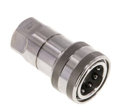 Coupleur hydraulique en acier inoxydable DN 12.5 Embout G 1/2 pouce filetage femelle ISO 7241-1 B D 23.5mm