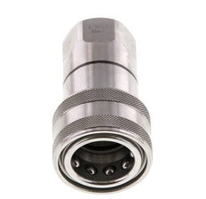 Coupleur hydraulique en acier inoxydable DN 12.5 Embout G 1/2 pouce filetage femelle ISO 7241-1 B D 23.5mm