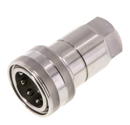 Coupleur hydraulique DN 20 en acier inoxydable Embout G 3/4 pouce filetage femelle ISO 7241-1 B D 31.4mm