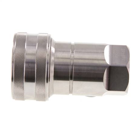 Coupleur hydraulique DN 20 en acier inoxydable Embout G 3/4 pouce filetage femelle ISO 7241-1 B D 31.4mm