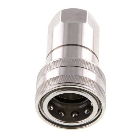 Coupleur hydraulique DN 20 en acier inoxydable Embout G 3/4 pouce filetage femelle ISO 7241-1 B D 31.4mm