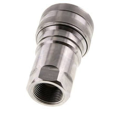 Coupleur hydraulique DN 25 en acier inoxydable Embout G 1 pouce filetage femelle ISO 7241-1 B D 37.8mm