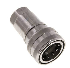 Coupleur hydraulique DN 50 en acier inoxydable Embout G 2 pouces filetage femelle ISO 7241-1 B D 63.2mm
