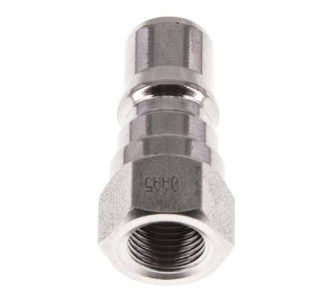 Acier inoxydable DN 5 Hydraulic Coupling Plug G 1/8 inch Female Threads ISO 7241-1 B D 10.9mm