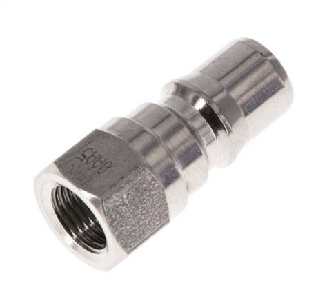 Acier inoxydable DN 5 Hydraulic Coupling Plug G 1/8 inch Female Threads ISO 7241-1 B D 10.9mm